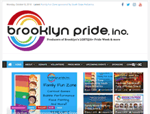 Tablet Screenshot of brooklynpride.org
